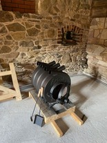 Kamna Kanuk před instalací